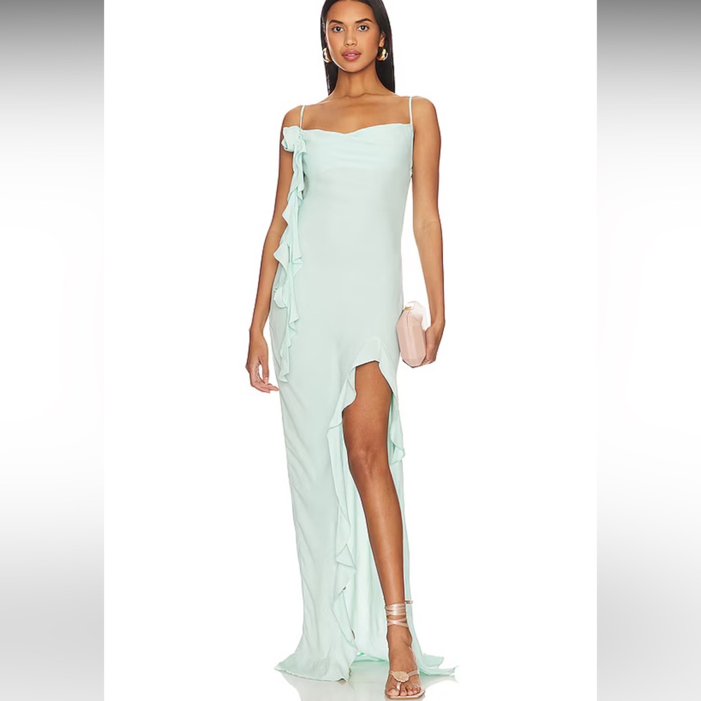 X Revolve Rizzo Maxi Dress in Ice Blue
AFRM
